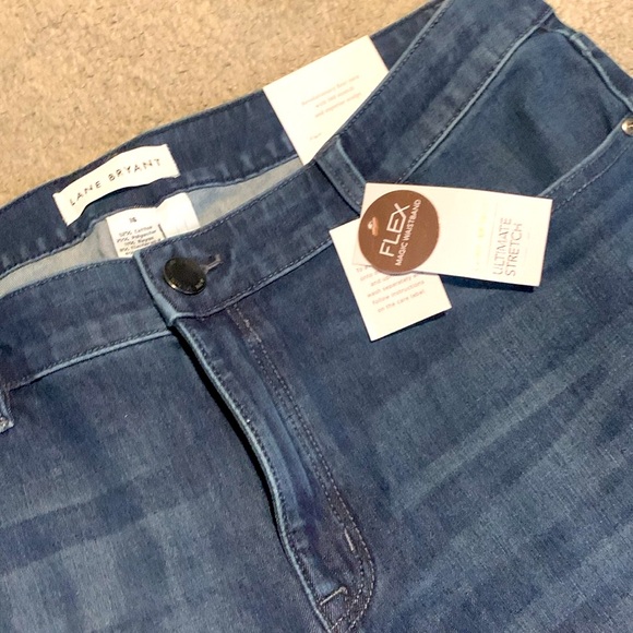 NWT Lane Bryant Jean Ultimate Stretch Magic Waistband High Rise Skinny Size 16 - Picture 9 of 11